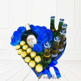 💙 Corazón Premium Azul