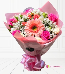 Bouquet Rosas &amp; Gerbera 🌸
