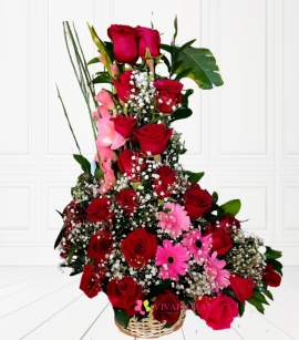 Canasta Floral Deluxe