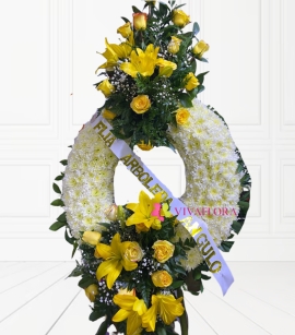 Funebre flores amarillas